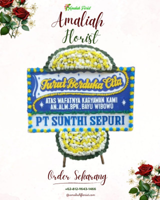 Papan Bunga Duka di Jatibanteng
